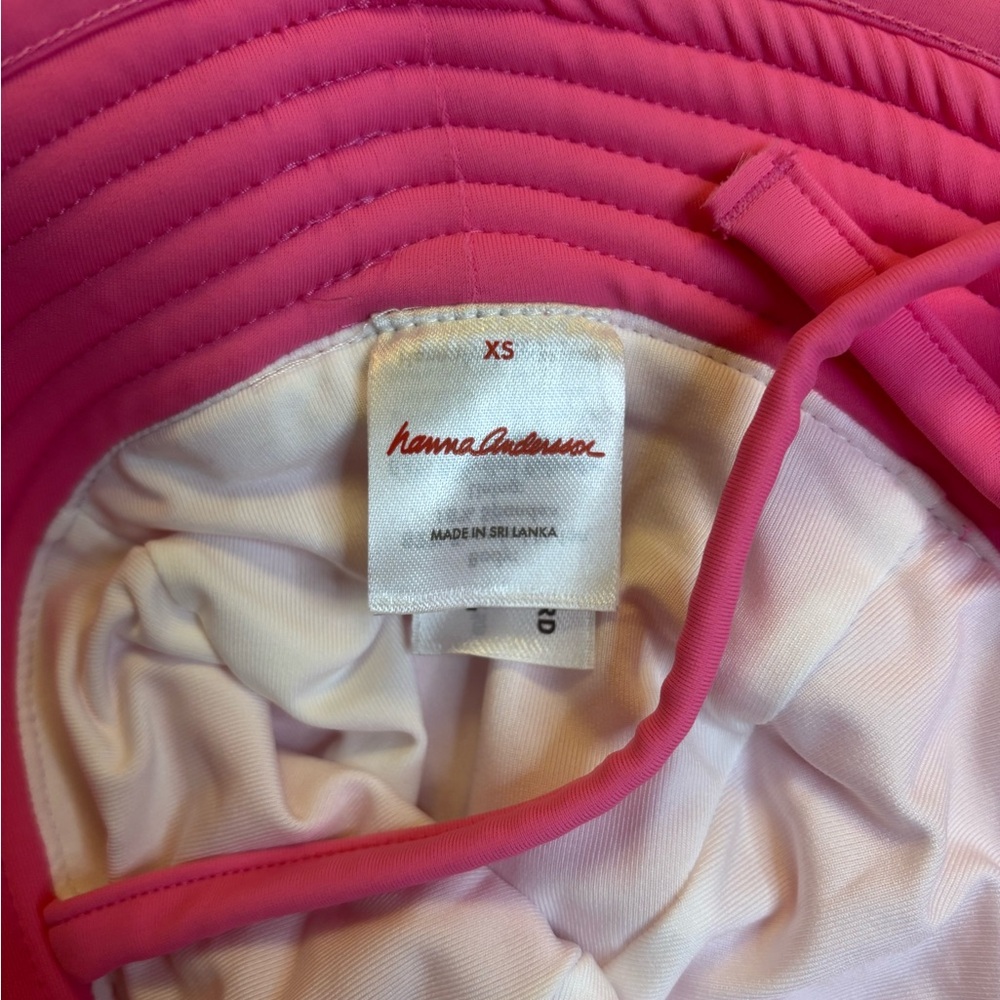NWT Hanna Andersson Baby Swim Sun Hat, Pink Flash, Size XS - Picture 2 of 5